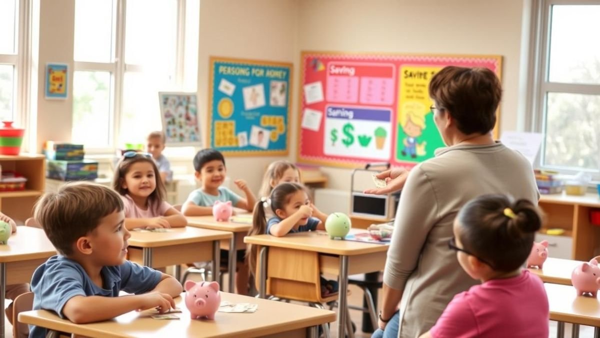 educação financeira infantil
