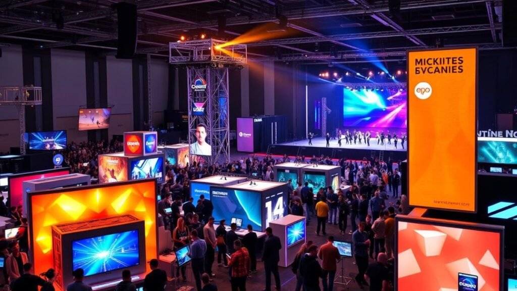 eventos de tecnologia e entretenimento