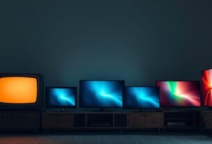 evolução da televisão