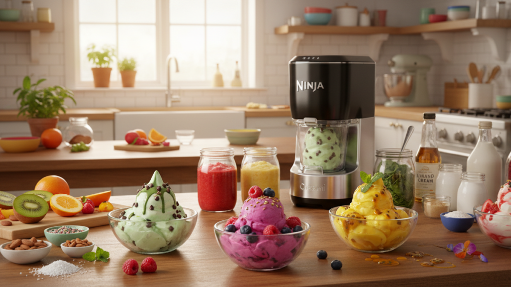 Receitas testadas com a processadora de sorvete Ninja